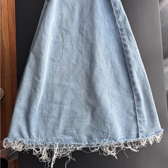 FREE PEOPLE Light Denim Super Wide Blue Jeans - Picture 10 of 10